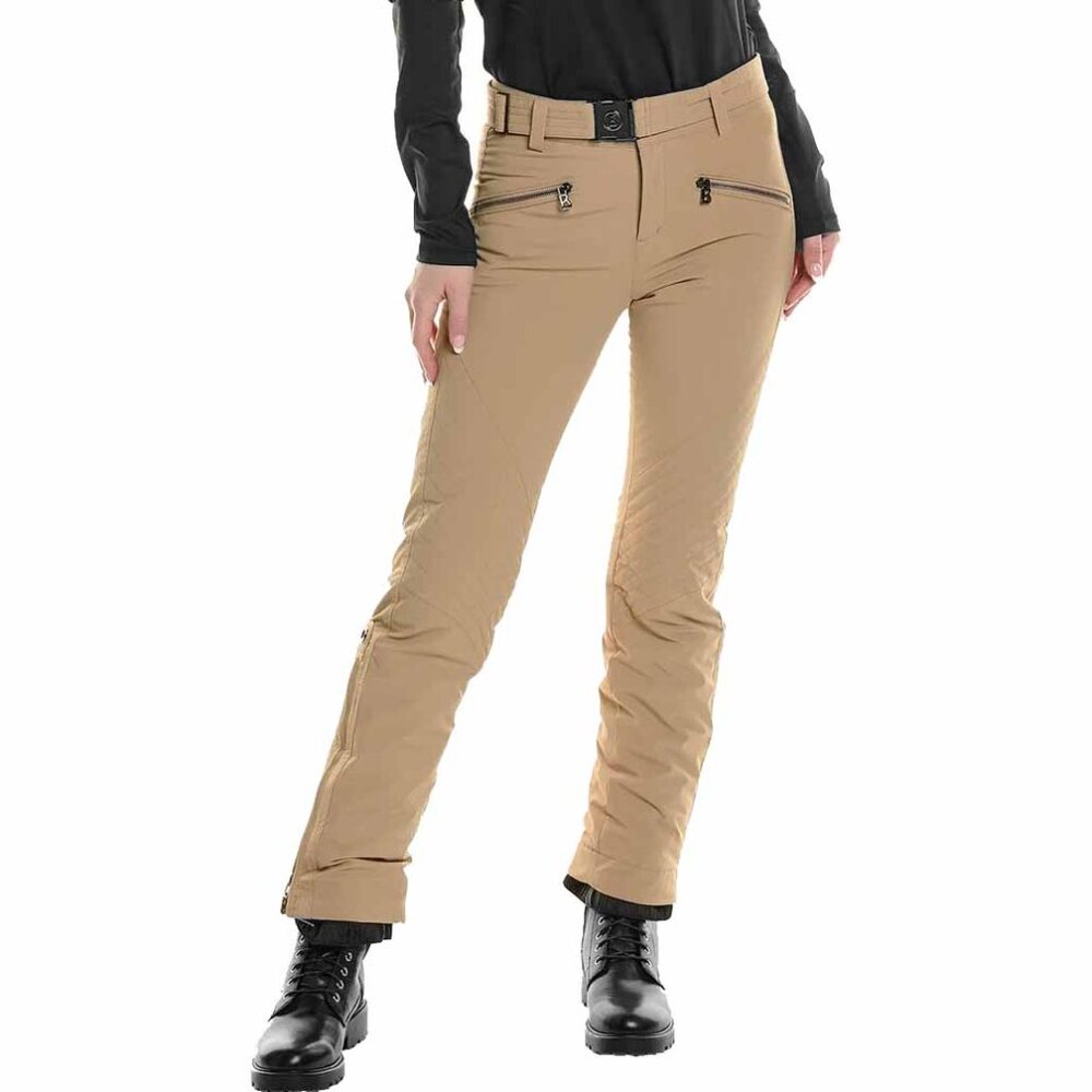 NEW $750 Bogner Fraenzi Ski Pants!  US 14 e 44  Tan  20K Waterproof  Primaloft